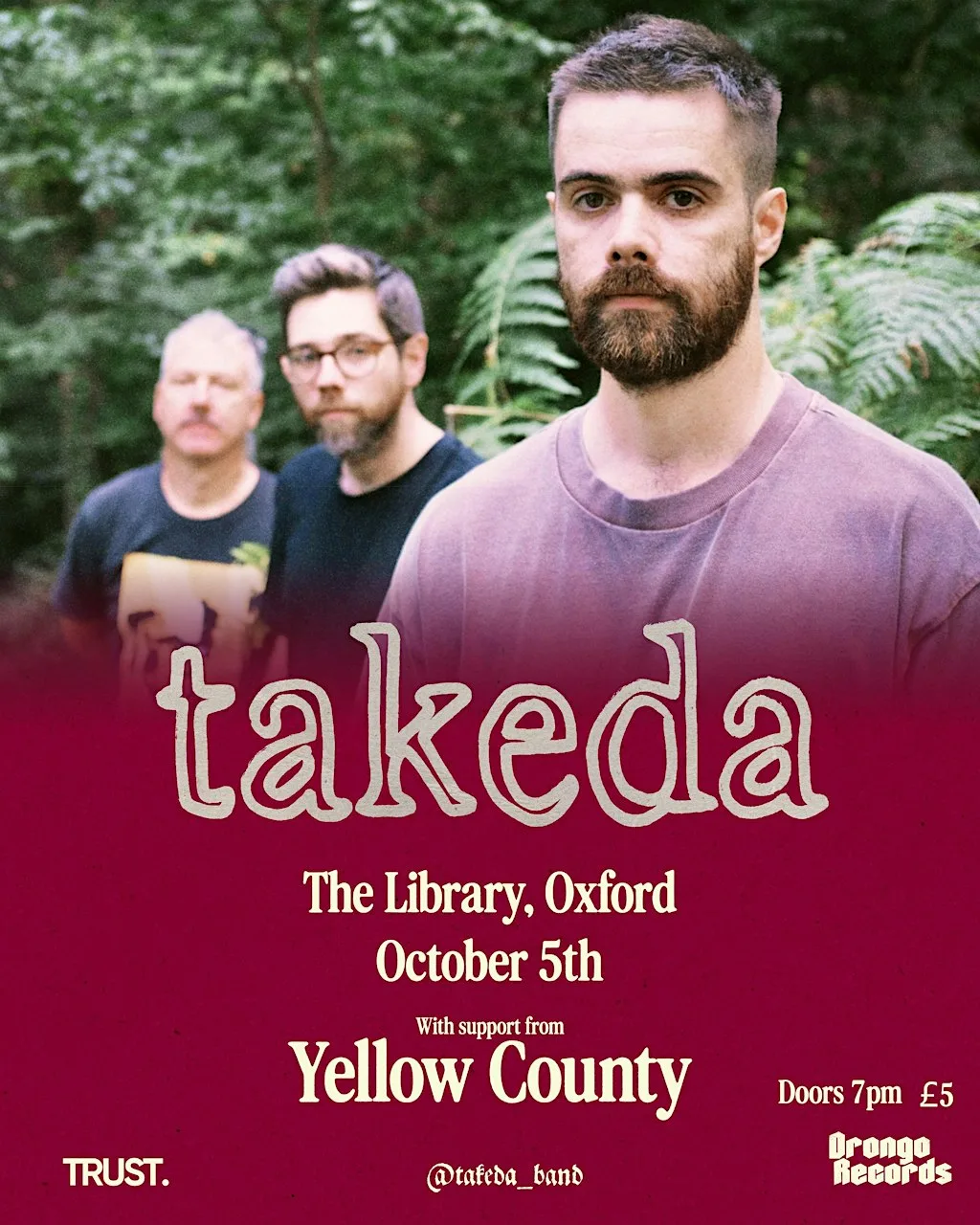 Takeda w/Yellow County & Heather Blether at The Library, Oxford at The Library