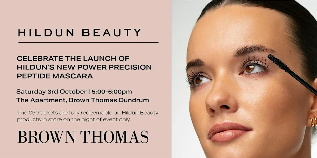 Celebrate the launch of Hildun’s New Power Precision Peptide Mascara