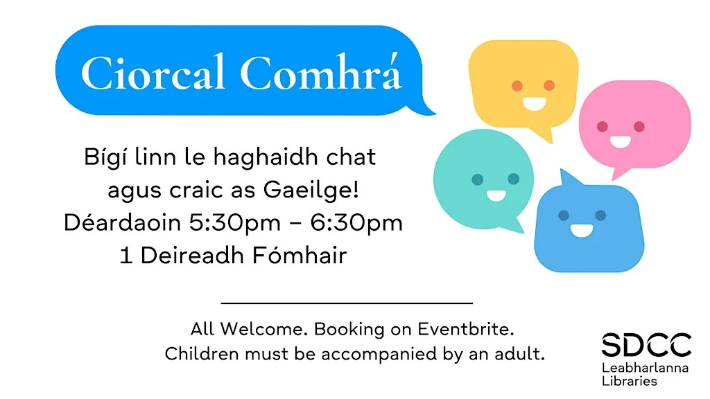 Ciorcal Comhrá at Lucan Library