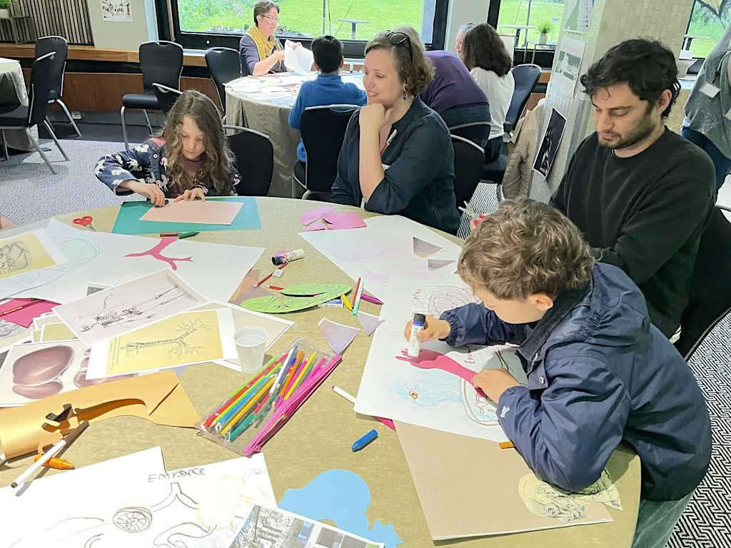 "Build-a-body" children's workshop at Royal College Of Physicians