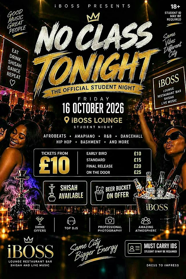 NO CLASS TONIGHT at IBOSS Lounge Restaurant Bar