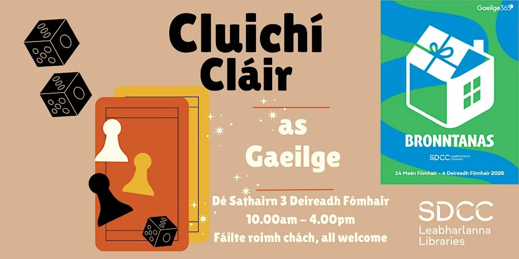 Cluichí Cláir - Bronntanas at Lucan Library
