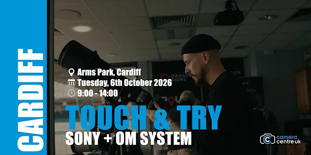 Sony & OM System Touch and Try Day at Cardiff Arms Park