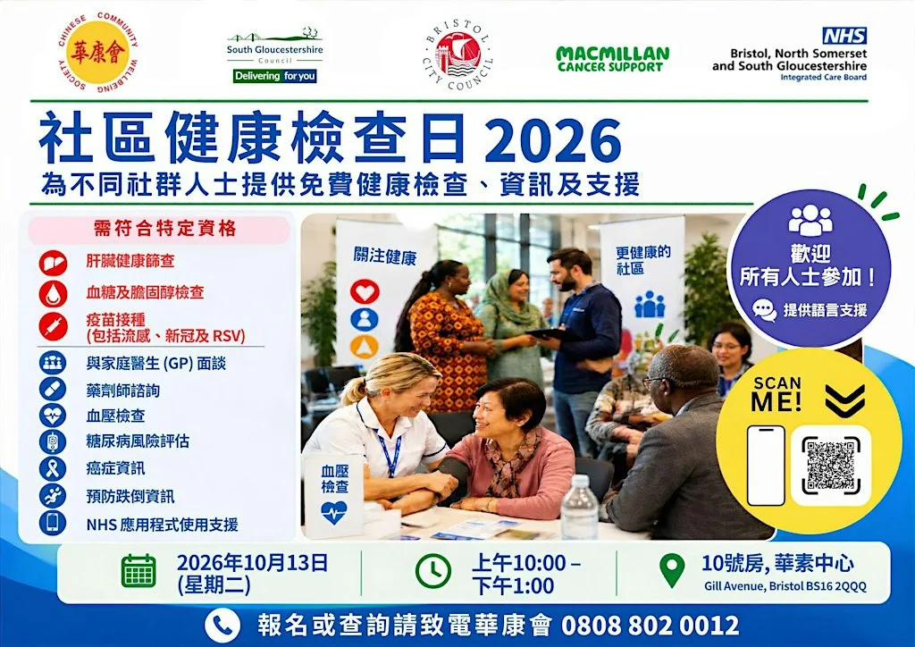社區健康檢查日 2026