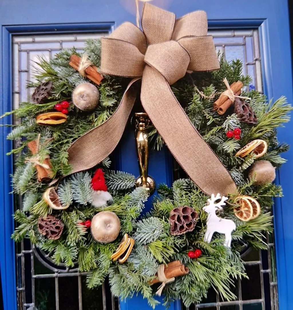 Christmas wreath workshop at Scentsational Flowers