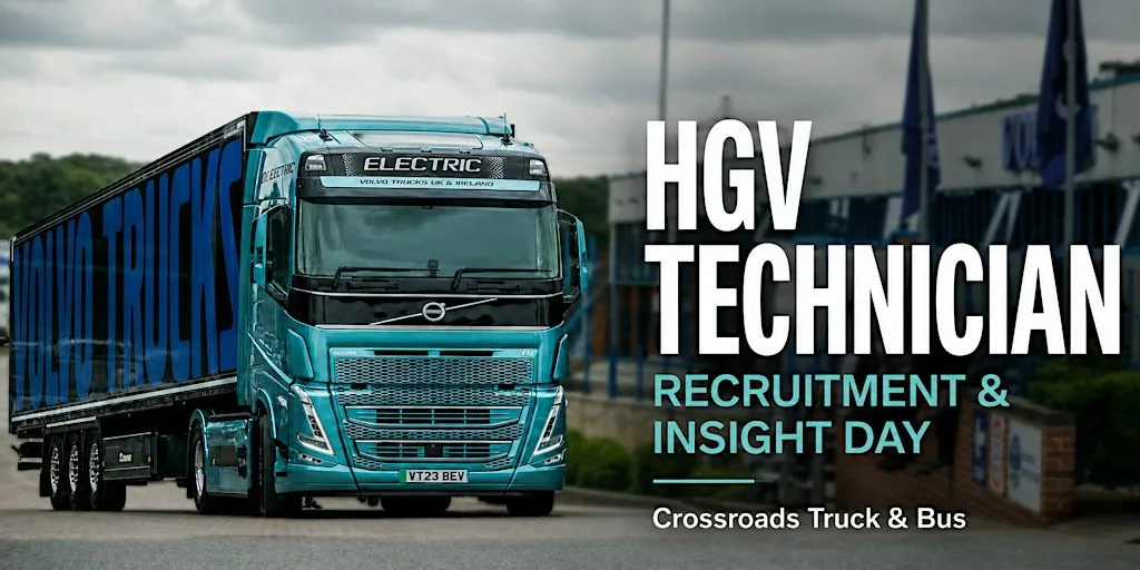 Crossroads Truck & Bus HGV Technician Recruitment & Insight Day at Crossroads Truck & Bus