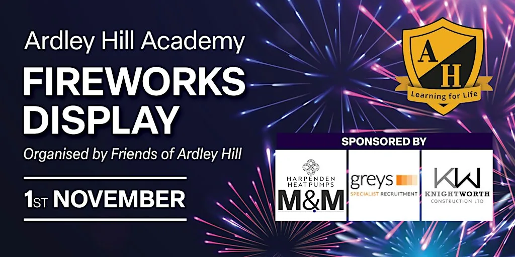 2026 Ardley Hill Fireworks Display