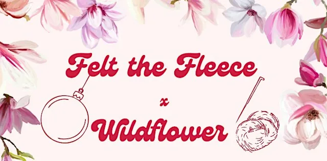Felt a Chritmas Bauble with Felt the Fleece x Wildflower at Wildflower