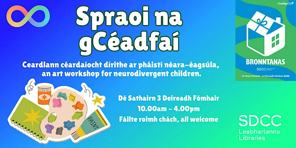 Spraoi na gCéadfaí - Bronntanas at Lucan Library