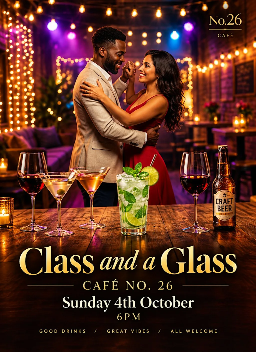Class and a Glass: Cuban Salsa & Launch Event