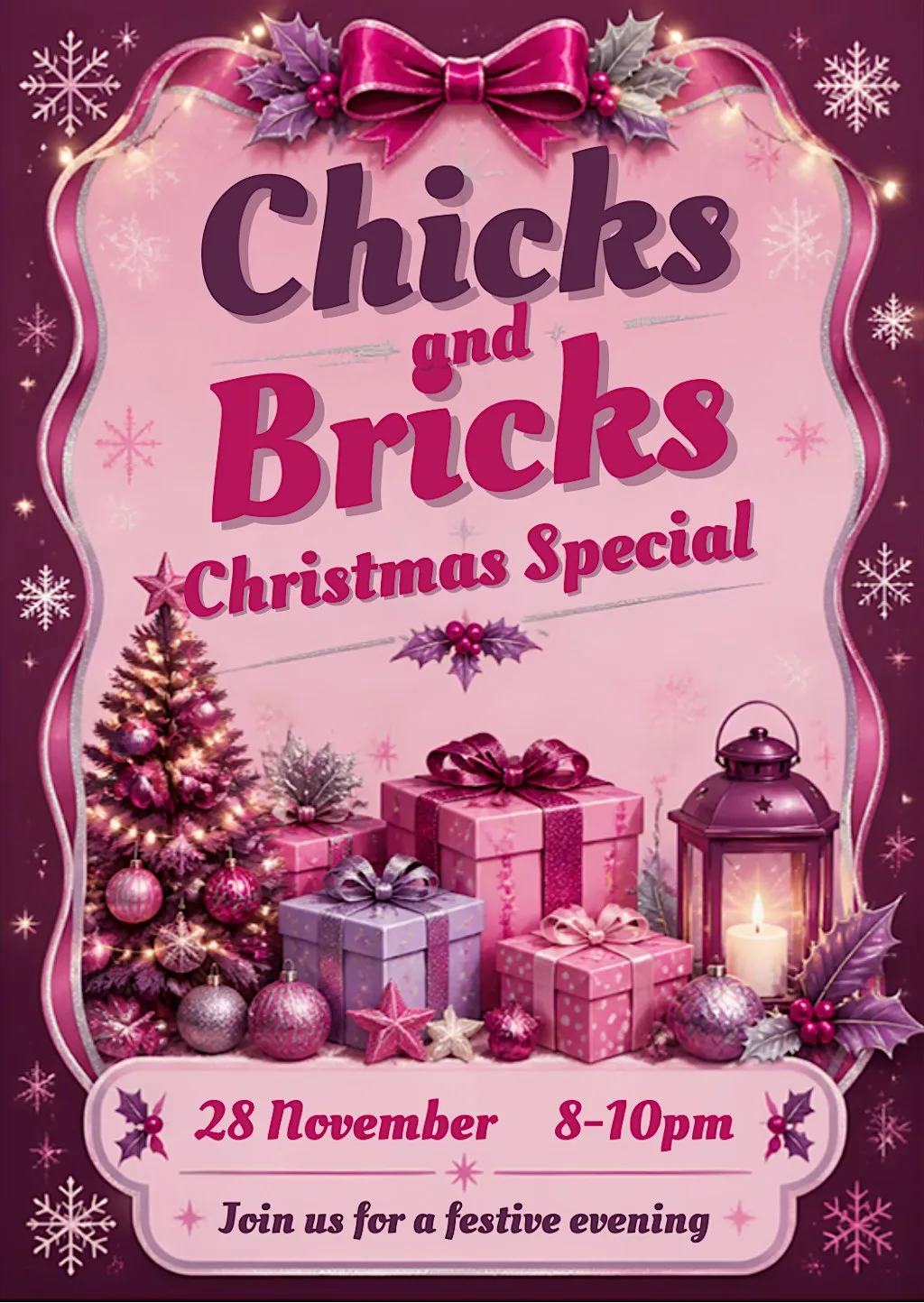 Chicks & Bricks Lego Christmas event at Rayleigh vineyard church