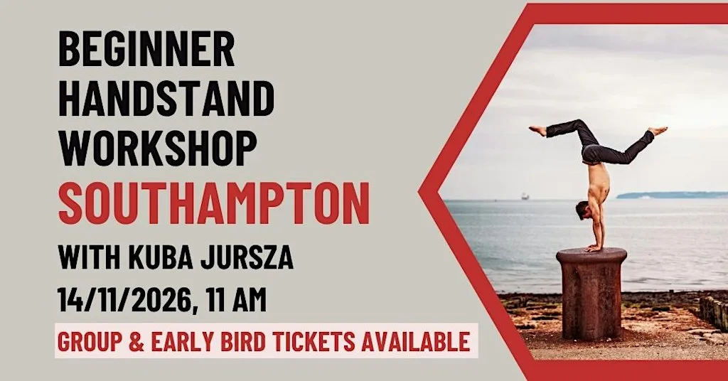 Beginner Handstand Workshop [Southampton] at Be in the Sky - Pole, Aerial and Movement Studio