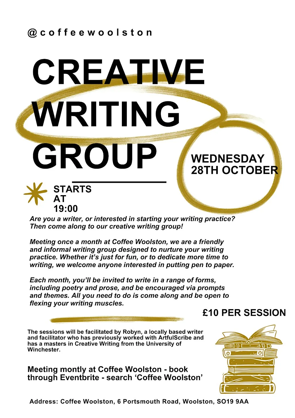 Creative Writing Group at Coffee Woolston