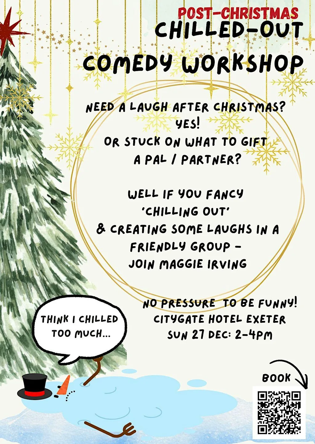 Post-Christmas Chilled-Out Comedy Workshop