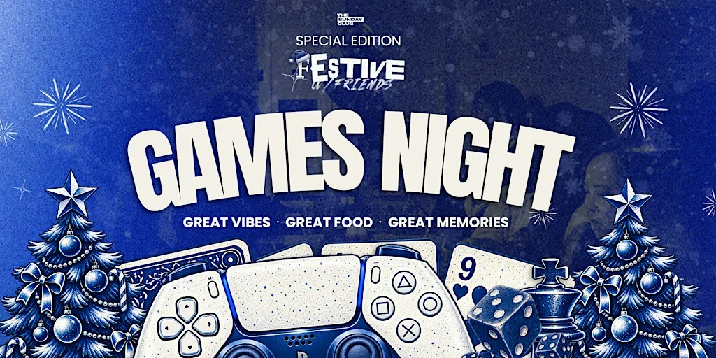 Festive with Friends 2026 (Games Night Edition) at 20/21, Lee Rd, Cabra East, Dublin