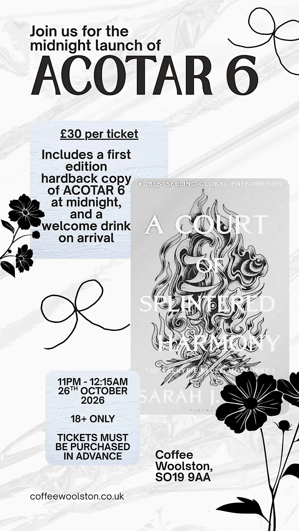 ACOTAR 6 Midnight Book Release