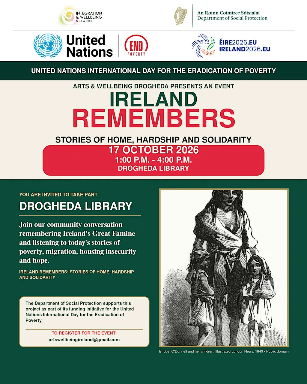 Ireland Remembers: Stories of Home, Hardship and Solidarity at Drogheda Library
