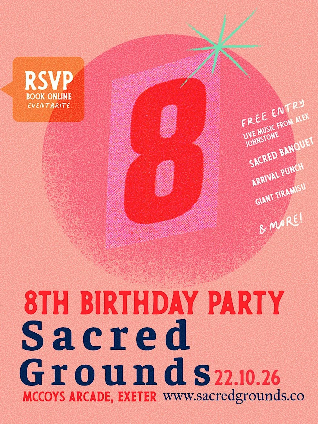 Sacred Grounds is 8!