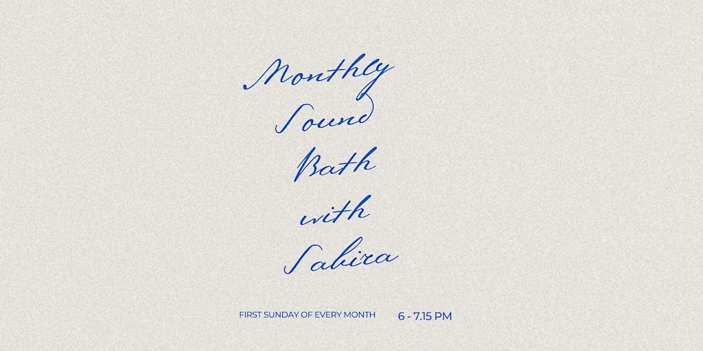 October Monthly Sound Bath with Sabira