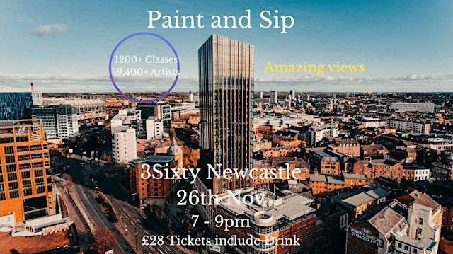 Paint Sip 3Sixty Newcastle