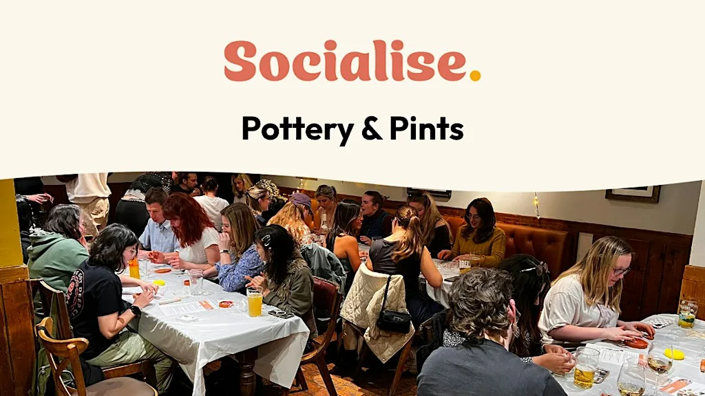 Pottery and Pints: pottery class to meet new people in Bristol at King Street Brew House