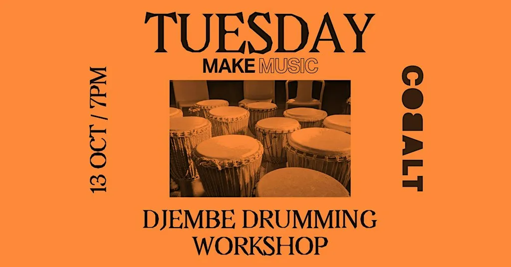 Djembe Drumming Workshop with Mark Barfoot at Cobalt Studios