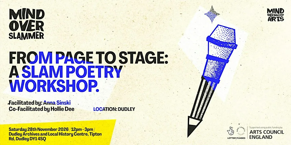 From Page to Stage: a slam poetry workshop [DUDLEY]