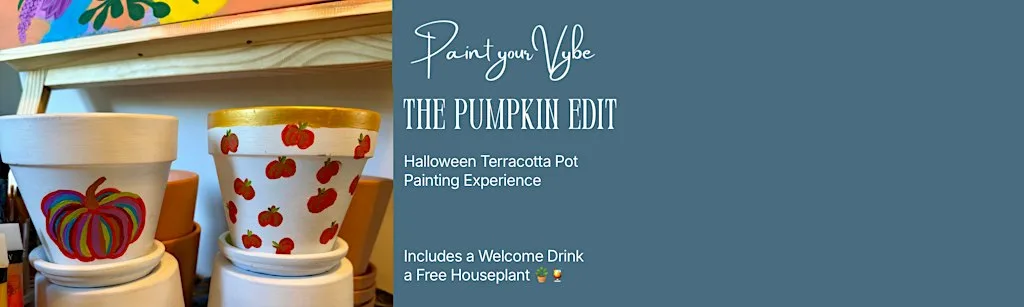 Paint Your Vybe: Terracotta Pot Painting Experience