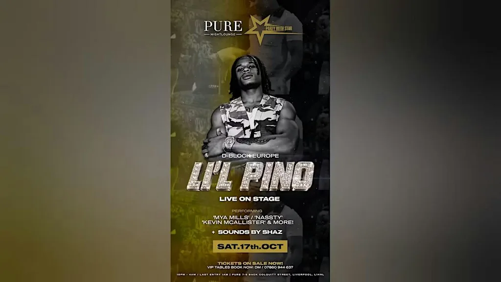 Dblock Europe’s LiL Pino performing live in Liverpool