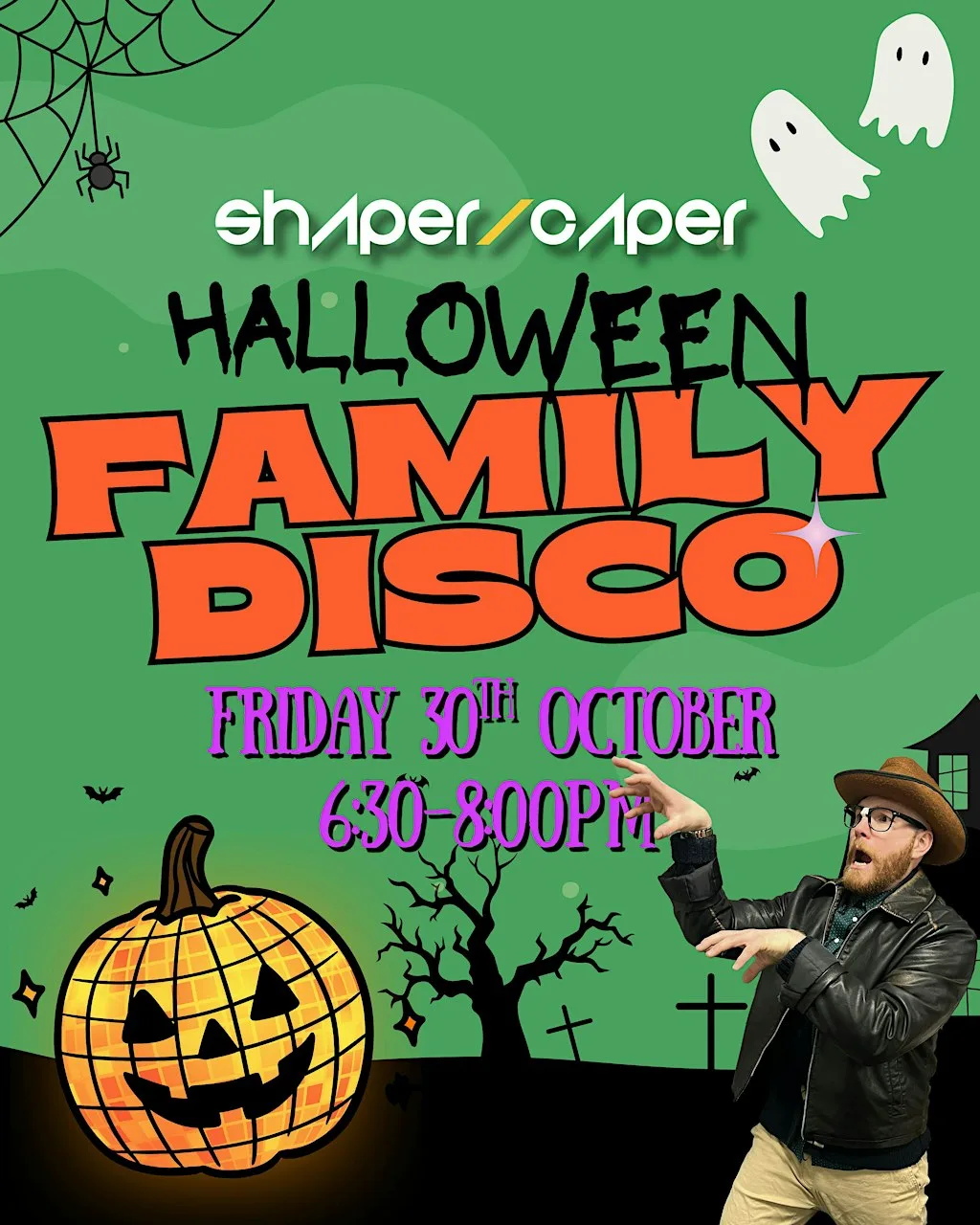 Halloween Family Disco at Shaper/Caper