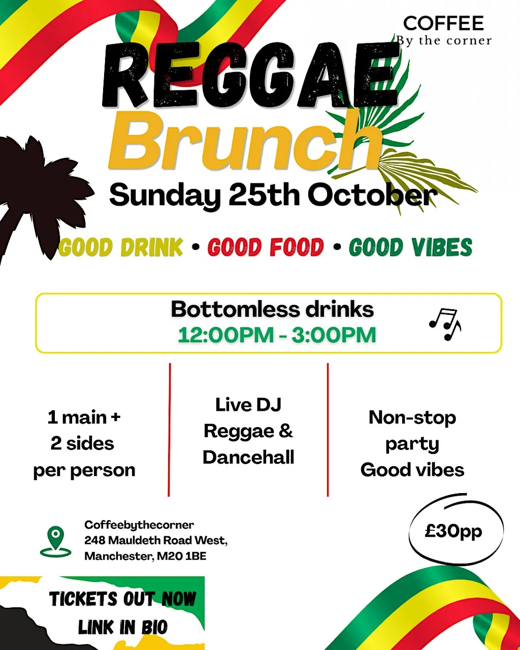 Reggae Brunch at Coffee by the corner