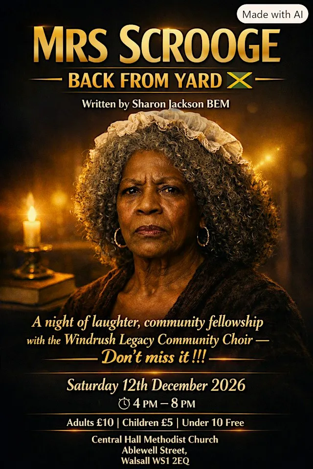 MRS SCROOGE - BACK FROM YARD at CENTRAL HALL