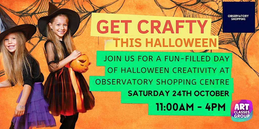 Kids Club - Halloween Crafts workshop - Outside Primark Slough at Queensmere Observatory Shopping Centre