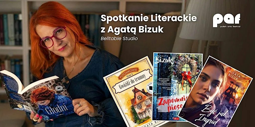 Spotkanie Literackie z Agatą Bizuk at Belltable