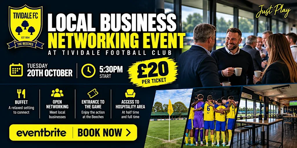 Tividale FC Local Business Networking Event at Tividale Football Club