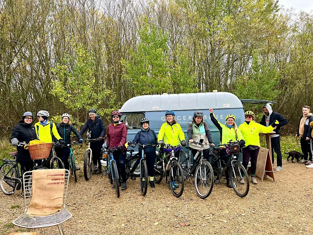 A Sunday group ride to Cotgrave Country Park at Nottingham Railway Station
