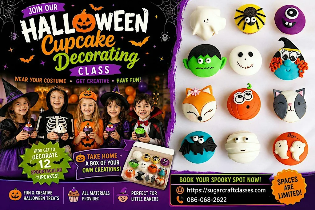 Halloween Kids Cupcake Decorating Class at Global Cake Toppers