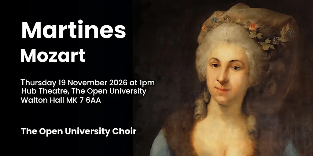 Martines and Mozart at Hub Theatre, The Open University