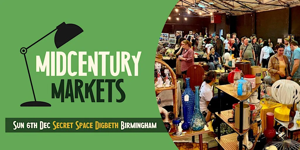 Birmingham's Midcentury Home Market at Secret Space Digbeth