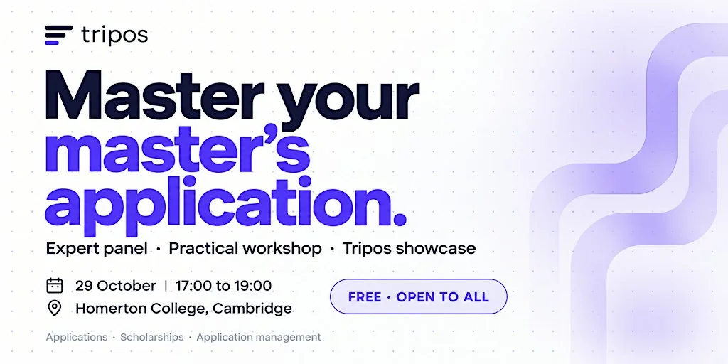 Master Your Masters Application with Tripos