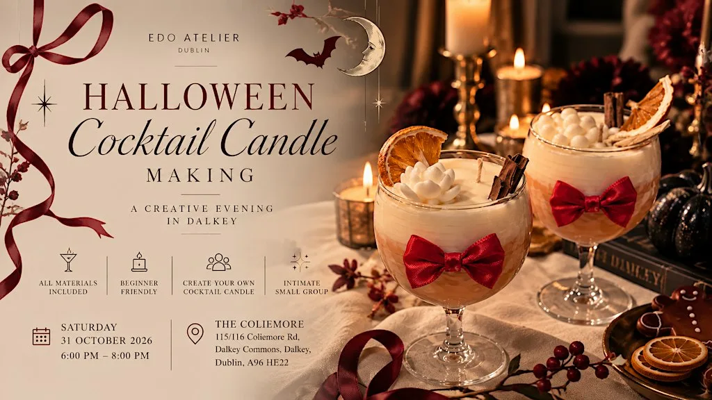 Halloween Cocktail Candle Making in Dalkey