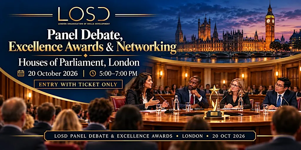 LOSD Panel Debate, Awards & Networking at the Houses of Parliament at Houses of Parliament