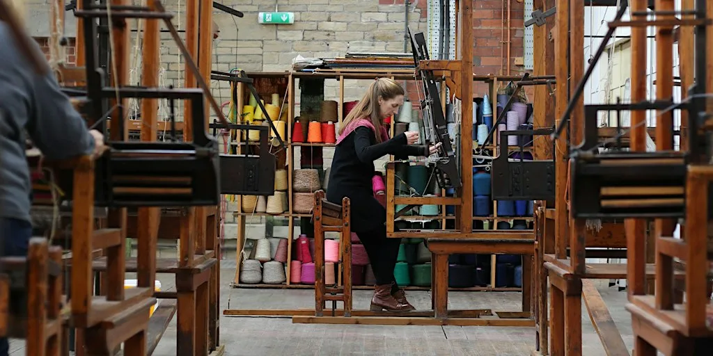 Weaving in a Day at Sunny Bank Mills Farsley