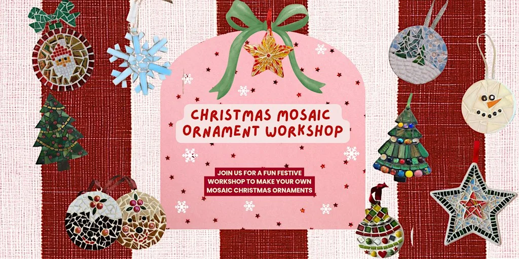 Mosaic Your Own Christmas Ornaments