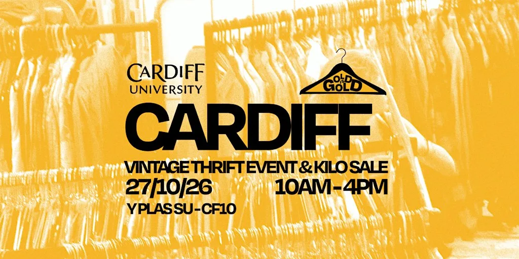 27th October - Cardiff Uni's BEST Vintage Kilo Sale at Y Plas Cardiff Students' Union