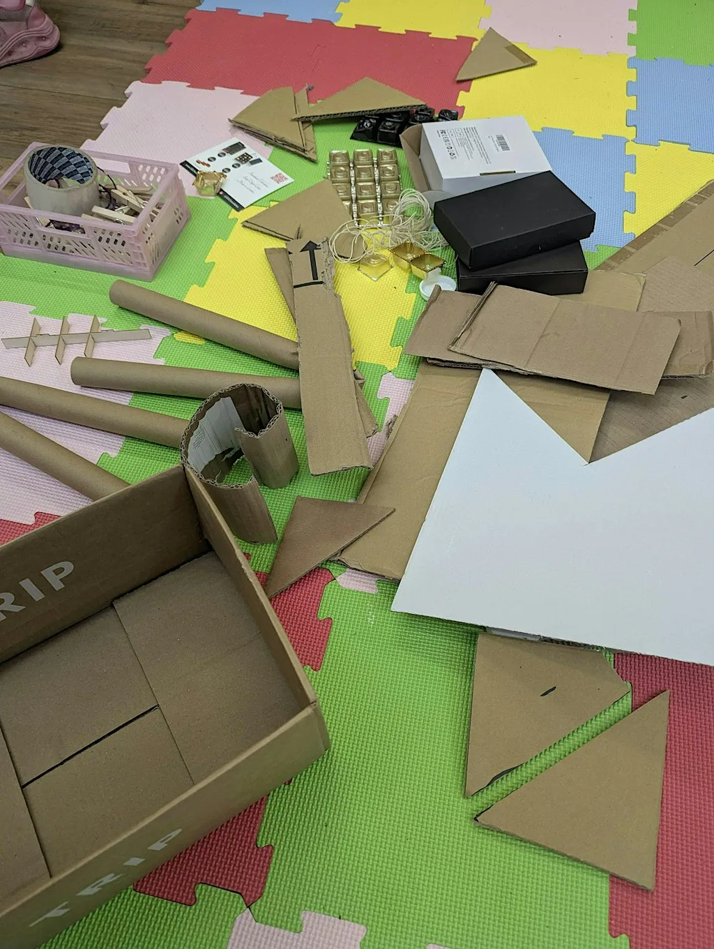 Cardboard Creatures Creative Workshop at Hereford Library