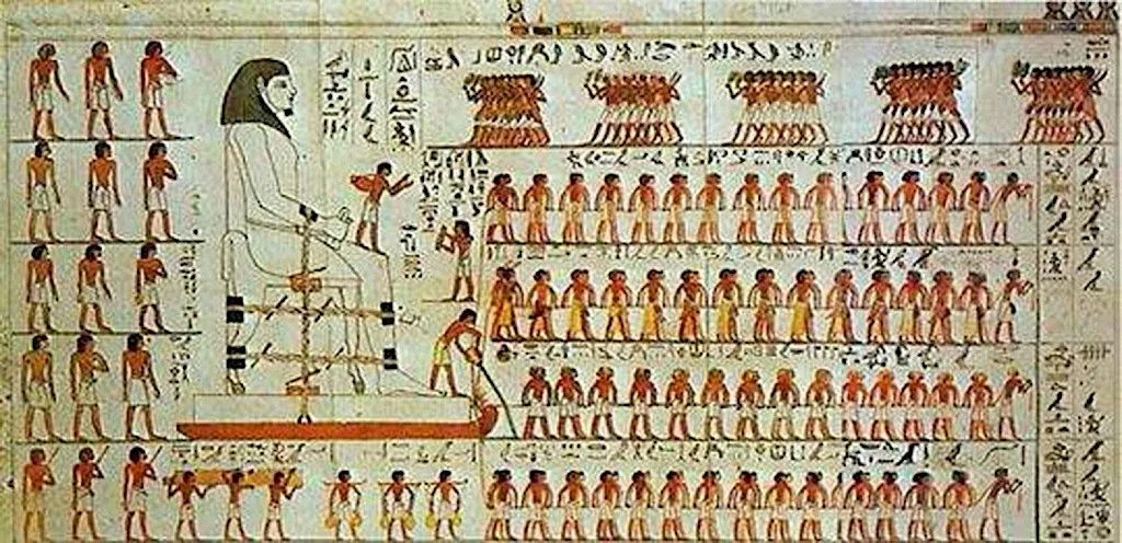 Following and fumigating: Statue transport in Ancient Egypt.