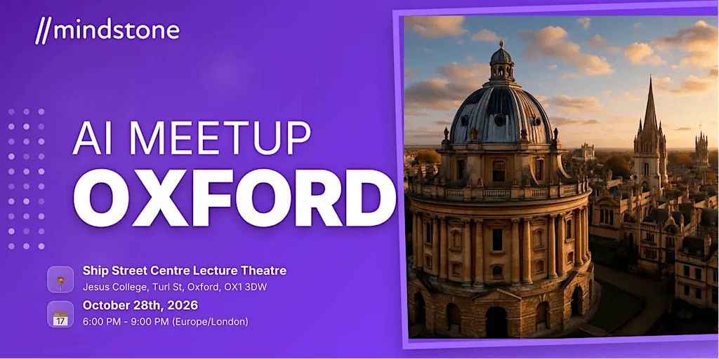 Mindstone Oxford October AI Meetup