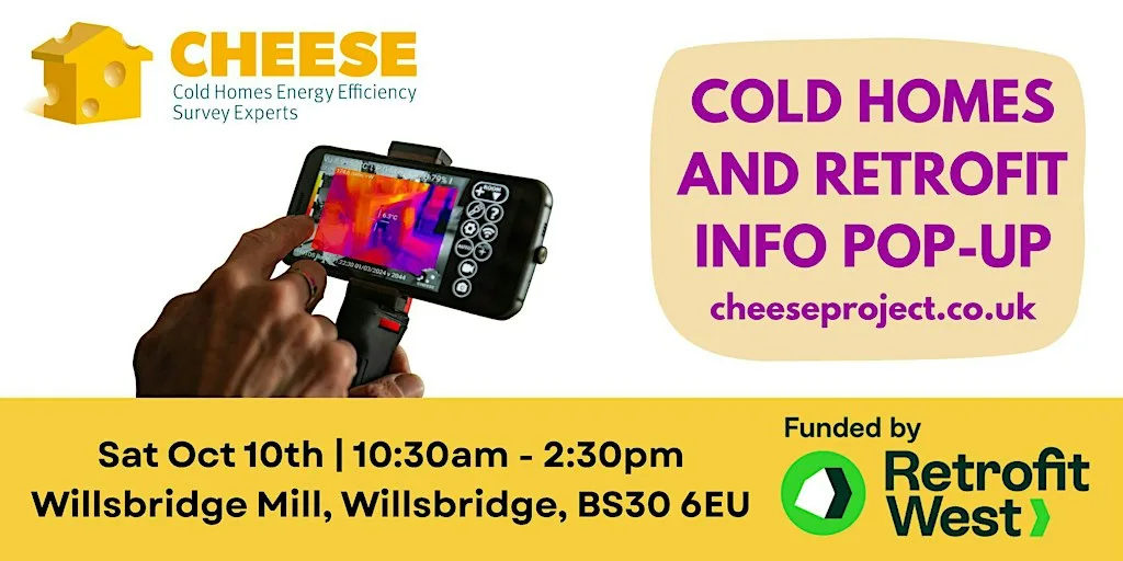 Willsbridge Mill - Cold Homes and Retrofit Info Pop-Up at Willsbridge Mill