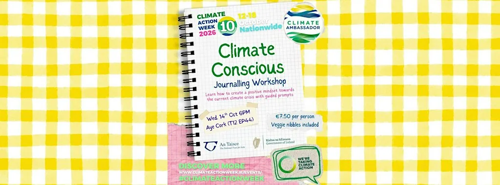 Climate Conscious Journalling Workshop at Aye